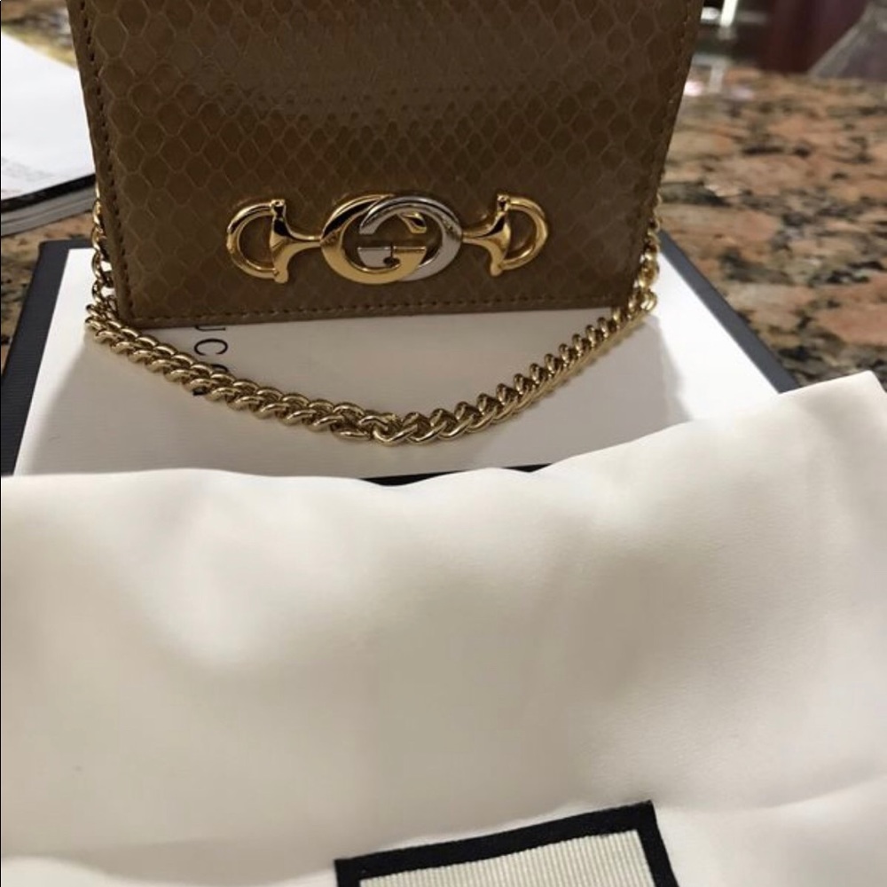 Gucci Python Linea Wallet Bag - Picture 2 of 6